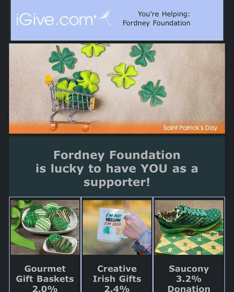 FordneyFNDN's tweet photo. Help the Fordney Foundation by using IGive to make your purchases. A portion of your purchases goes to support the Fordney Foundation ❤️❤️

Simply go to IGive to sign up and select the Fordney Foundation for your donations. Thanks for supporting us! https://t.co/mi2u4B5H58 https://t.co/rsxaLj1NfG