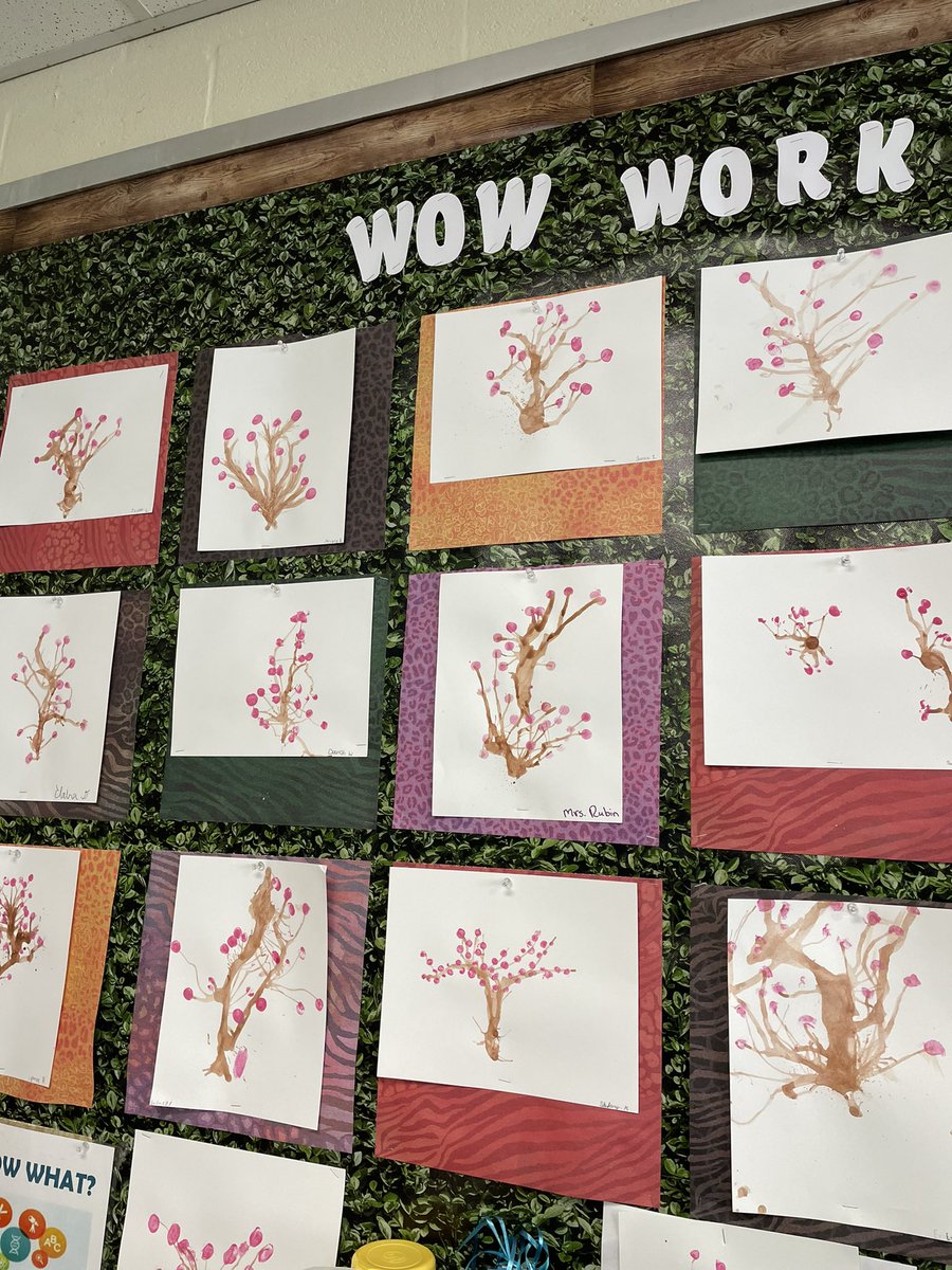 mrsrubinsworld's tweet photo. My student (artist) is helping our classroom get ready for spring! He wanted to paint cherry blossoms …then we all did! ☺️ #CHESRubin4 @capitolheightse @CHES_TAG https://t.co/CqFeqR5qGr