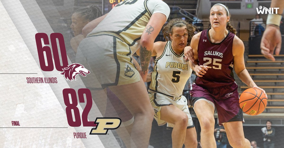 SIU_WBasketball's tweet image. Final from West Lafayette.

Thanks to Coach Stein, all our players, and our coaching staff for an incredible season!
