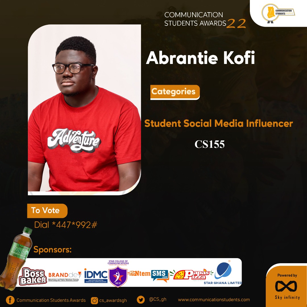 CSA_gh's tweet photo. Dial  *447*992# to Vote Now !!! 

#CSAwards2022 #CommunicationstudentsAwards #communicationstudents https://t.co/c7PyIyioSG