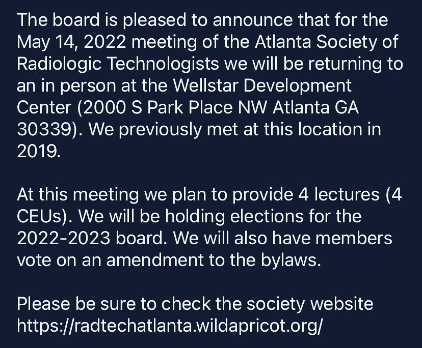 radtechatlanta's tweet photo. https://t.co/itGYiKsnP8