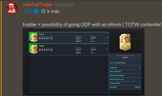JoaoFutTrader's tweet photo. Some weekly profits on #tradept:

In 10 days news will come, server will change, it should be the end of the project this FIFA. We really created a strong community around it! https://t.co/XCj4OXbZVG