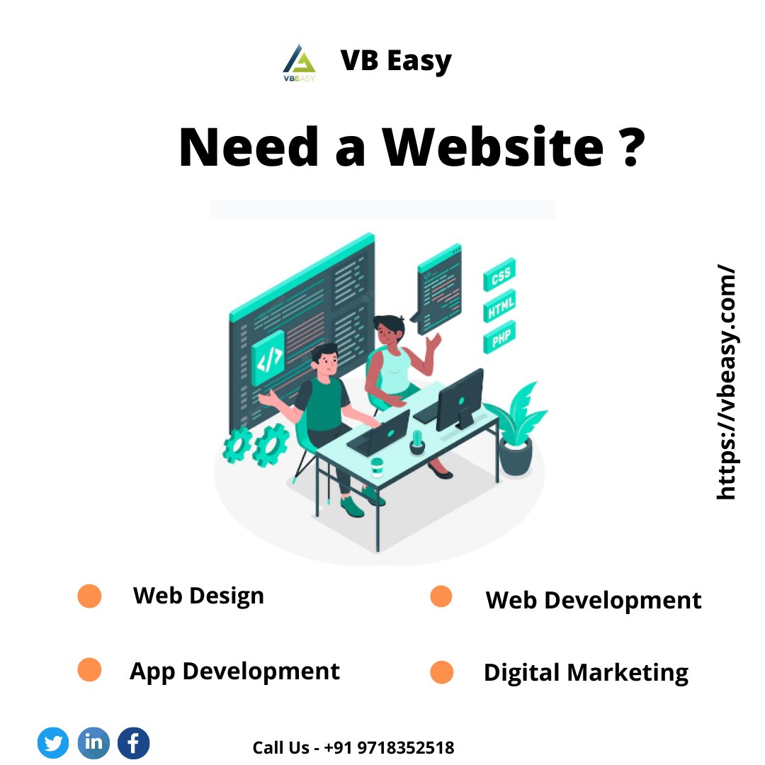 vbeasyit's tweet photo. We Provide Web Design, Website Development, Digital Marketing services, and Even 24*7 Technical Support.
https://t.co/P0AtMoW9Tr

#itcompany #technology #webdevelopment #digitalmarketing #itservices #softwaredevelopment #software #business #tech #marketing #itconsultant #website https://t.co/3DjH3Z00XH