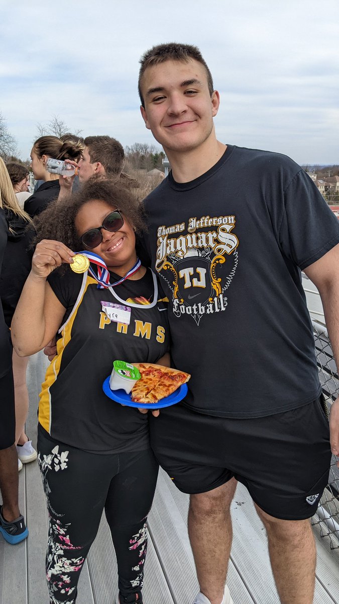 Had a awesome day today with <a href="/BestbuddiesTj/">Best Buddies at TJ</a> and <a href="/TJTrackField/">TJ Track & Field</a> No matter what challenges or disabilities a person has everyone deserves to be a winner!💪🏆