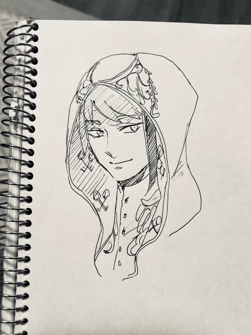 朝の一発描き
式典服アレンジ助かる 