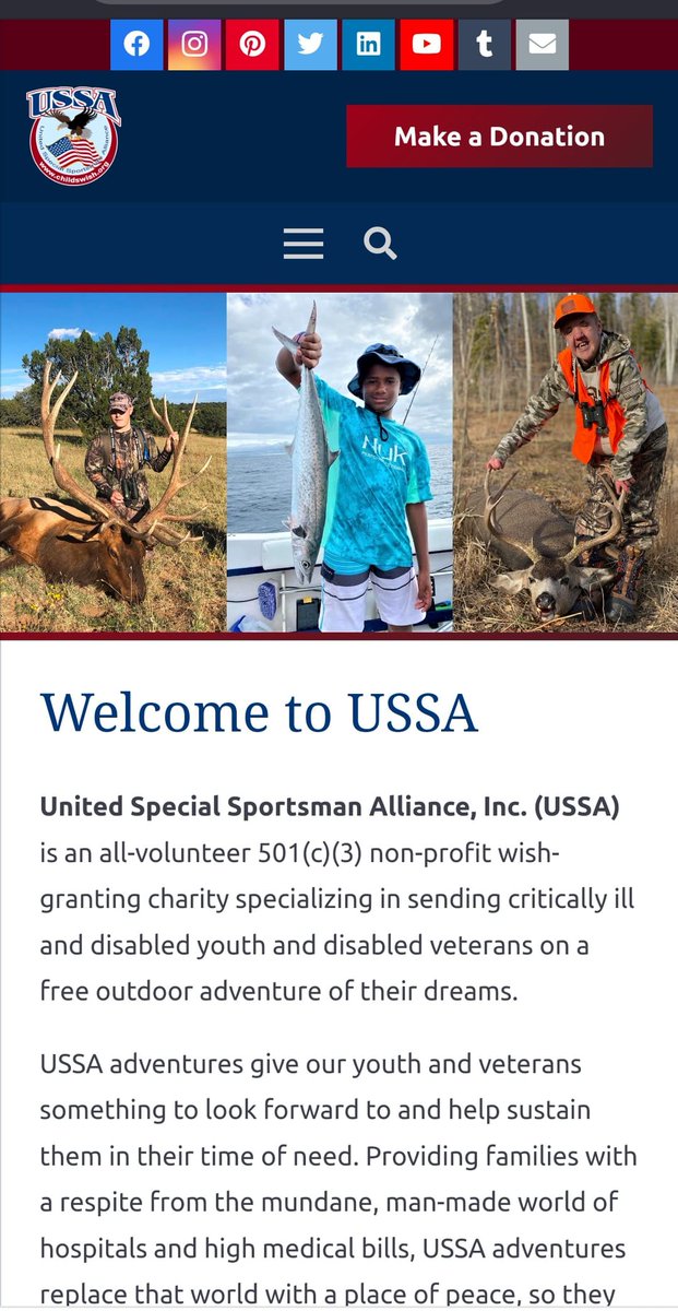 USSA's new website. There are no cookies or trackers to mine ANY of YOUR personal information! 6,400  pictures,290 handwritten testimonials. Our News Center has 400+ newspapers, magazines, blog posts, and videos.childswish.org God bless! #RetweeetPlease