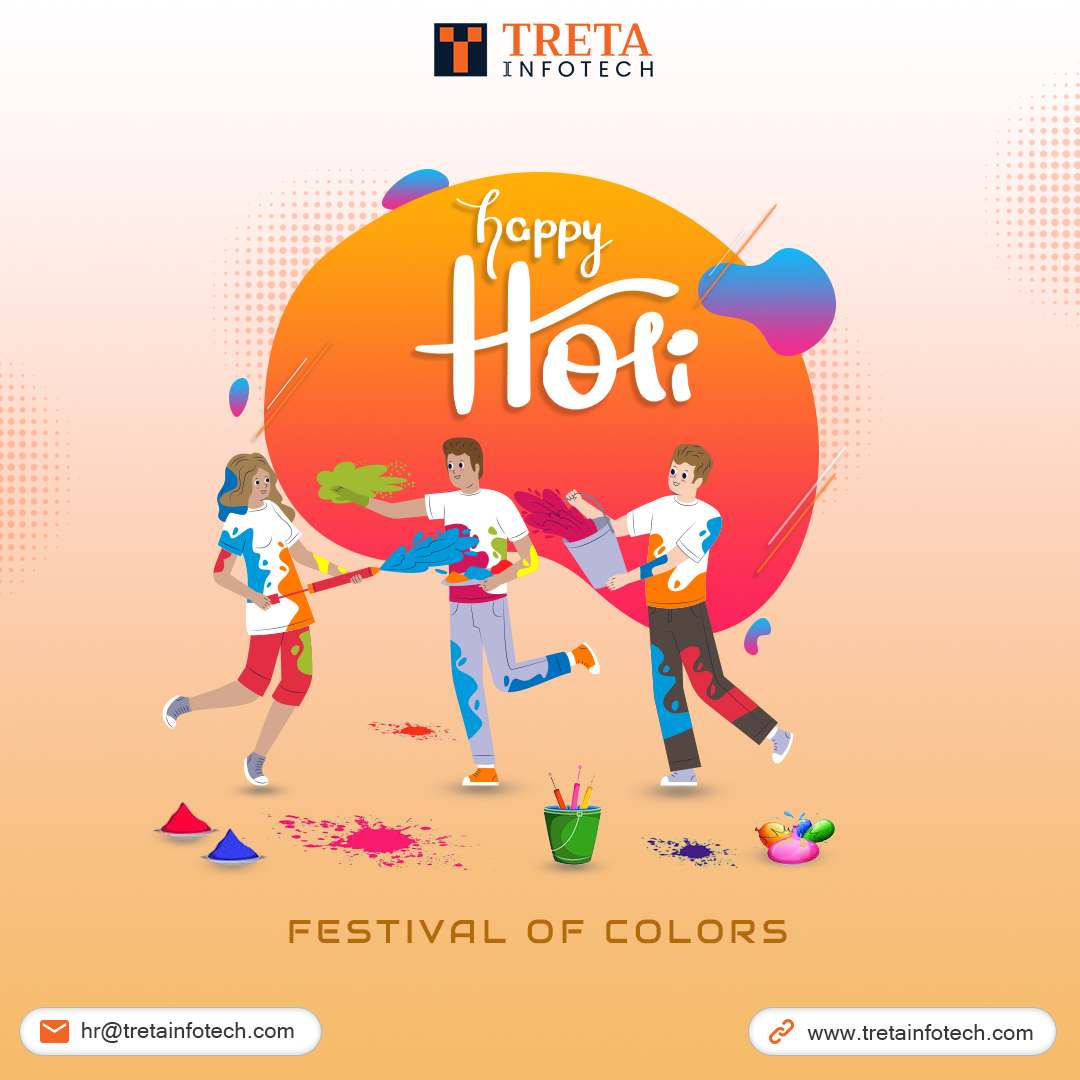 TretaInfotech's tweet photo. Treta Infotech wish you happy times with your family,
We wish you a day loaded with happiness and beautiful memories…
We wish you Happy Holi🥳
#HappyHoli https://t.co/osdITSFO6V