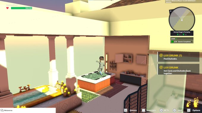 feevee5397's tweet photo. @TheSandboxGame I just participated in the daily #SandboxAlphaS2Contest for a chance to earn up to 1,000 $SAND! Starting March 16 - Take a money bath in Snoop Dogg Mansion. Check out my screenshot below!
👇 #SandboxAlphaS2 https://t.co/jCbcXAaLx5