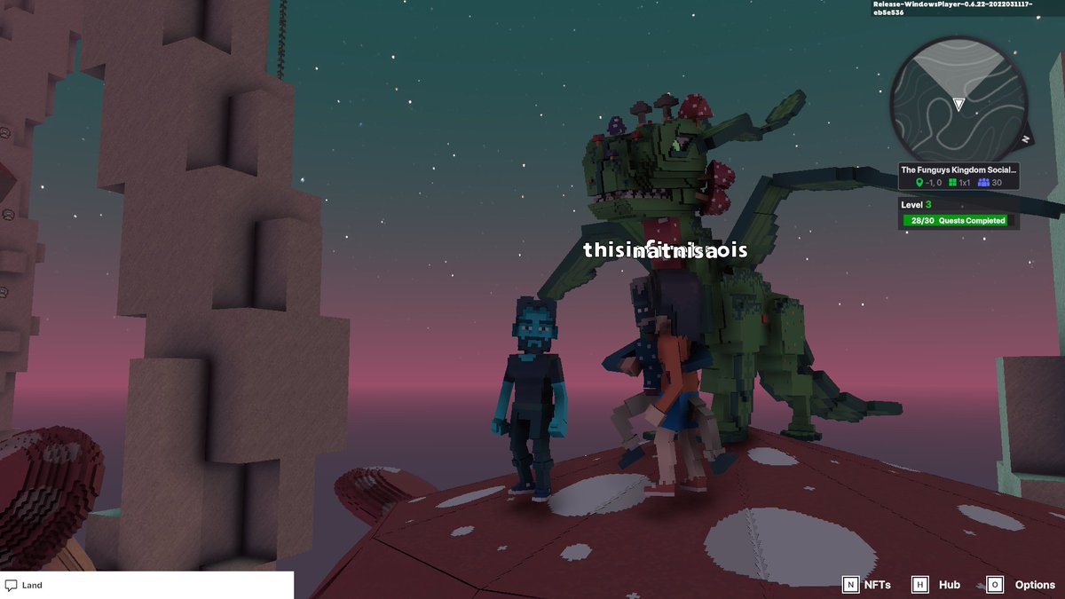 runes33283372's tweet photo. @TheSandboxGame I just participated in the daily #SandboxAlphaS2Contest for a chance to earn up to 1,000 $SAND! Starting March 15 - Selfie with the mushroom dragon. Check out my screenshot below! 👇 #SandboxAlphaS2 https://t.co/xHJ4wRY35y