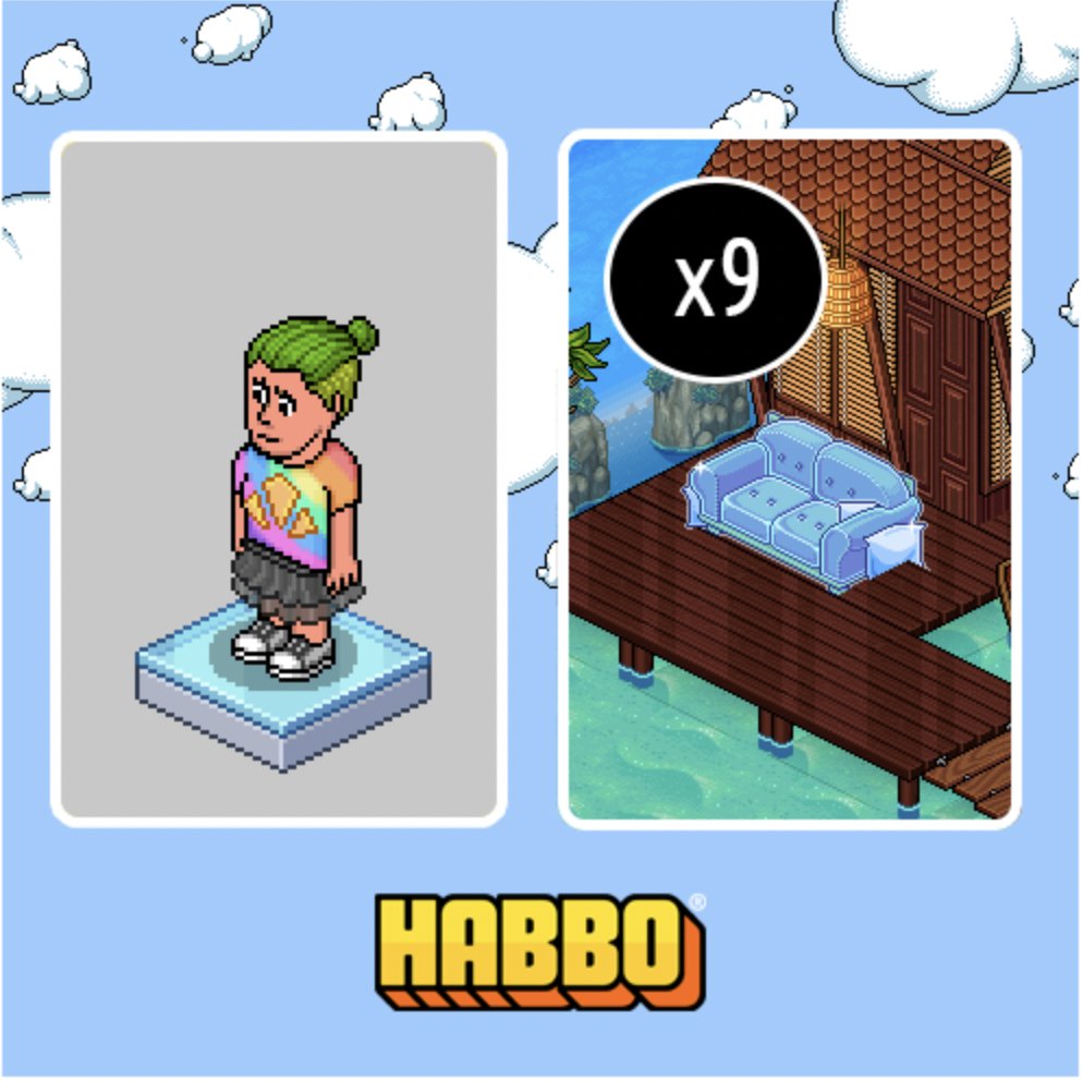 Immutable's tweet photo. Tune in to hear what founder @Muumiopappa and @HabboNFT team are now up to in our Discord AMA. Attendees will also have a chance to score from 1 Habbo avatar and 9 Diamond HC sofas. https://t.co/NS8hODGVMW https://t.co/VIdUbO77Yr