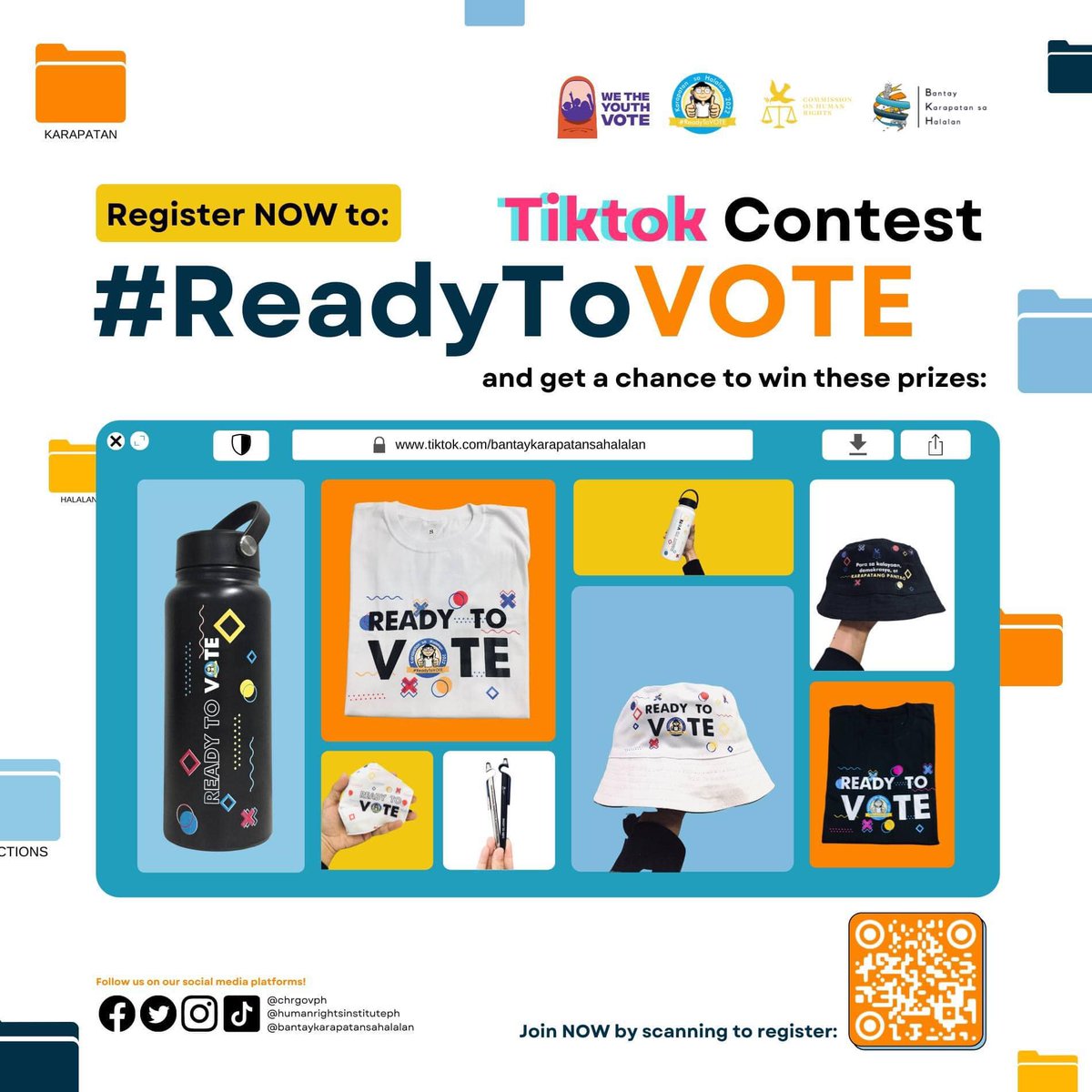 bkh2022election's tweet photo. Get exciting prizes by joining the #ReadyToVOTE TikTok Contest!

Registration Link: https://t.co/YlOGEo5MXb https://t.co/eaml5dhD1G
