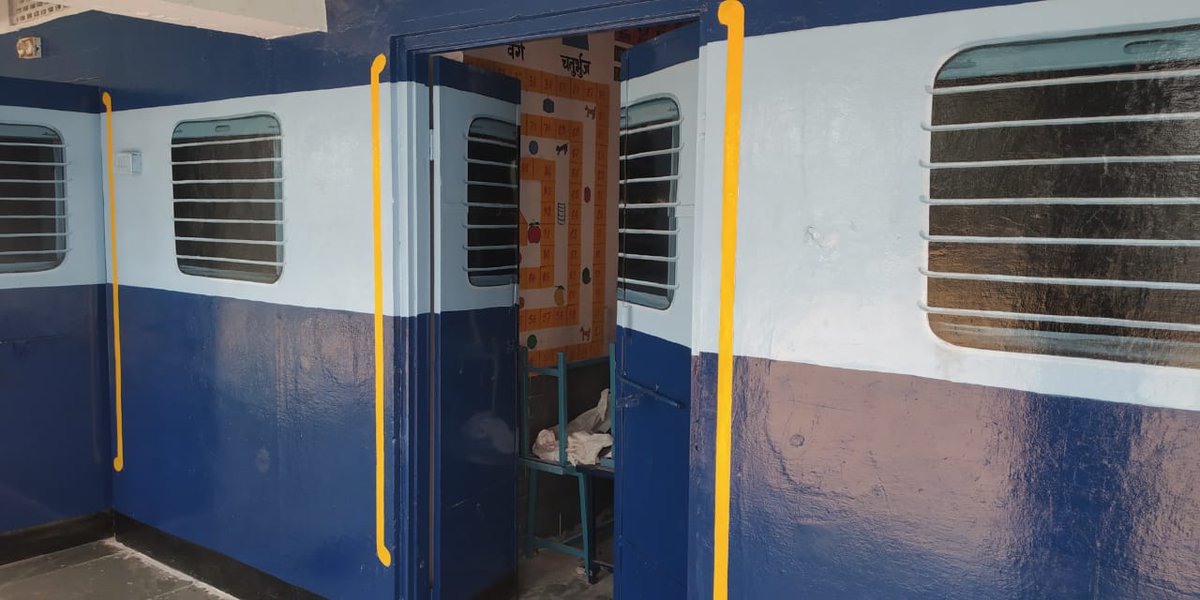 SadbhavnaNGO's tweet photo. सद्भावना फाउंडेशन द्वारा राजकीय उच्च प्राथमिक विद्यालय को गोद लेकर इसे ट्रेन (रेल गाड़ी ) के डिब्बे की थीम दी गयी,साथ ही सम्पूर्ण विद्यालय में फर्नीचर,सभी बच्चों को स्कूल बैग्स एवं कंप्यूटर उपलब्ध करवाए गए है। देश एवं सोसाइटी के प्रति सद्भावना फाउंडेशन की एक नई पहल।
@imvinit_k https://t.co/AyCtThL2a2