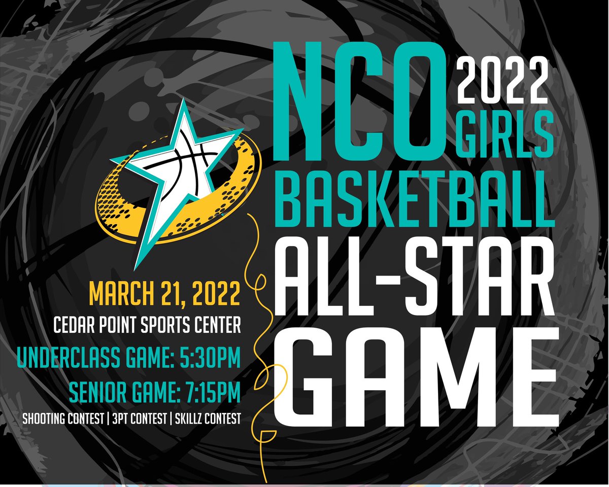nat_lantz's tweet photo. Excited to announce the 2022 NCO girls basketball All-Star Games. Monday 3/21 tip off 5:30pm @CPSportsCenter in the Grande Arena. Top players from District 6. Senior Game, Underclass Game, 3PT/Shooting/Skillz contests. 👀 YOU there! 🙌🏀 https://t.co/EMaEPJh9sr