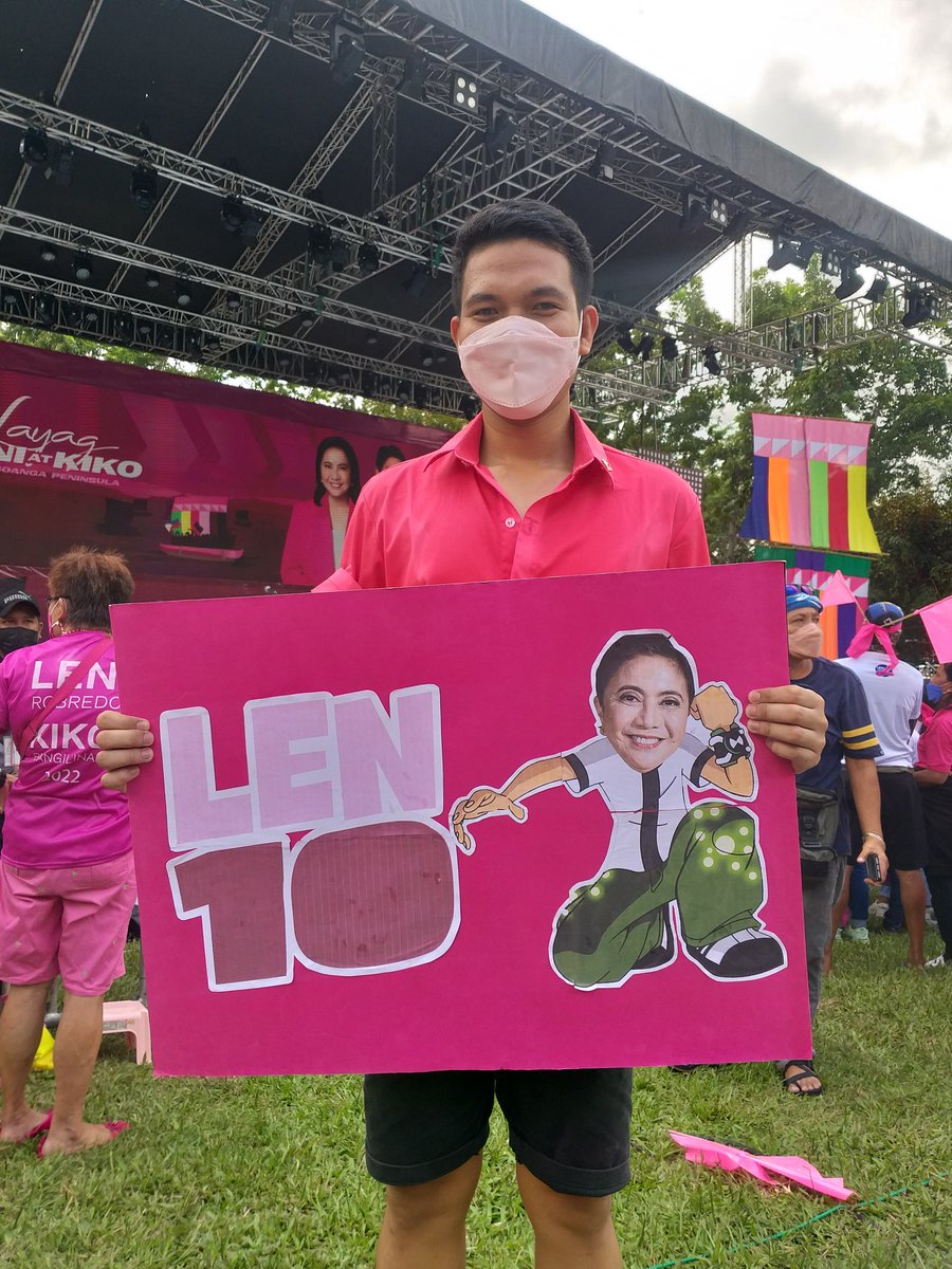 larrycanda's tweet photo. One part woman, 10 parts leader. #ZamboangaIsPink #LayagLeniKiko #ConLeniKikoTodo https://t.co/5MQhQofiKc