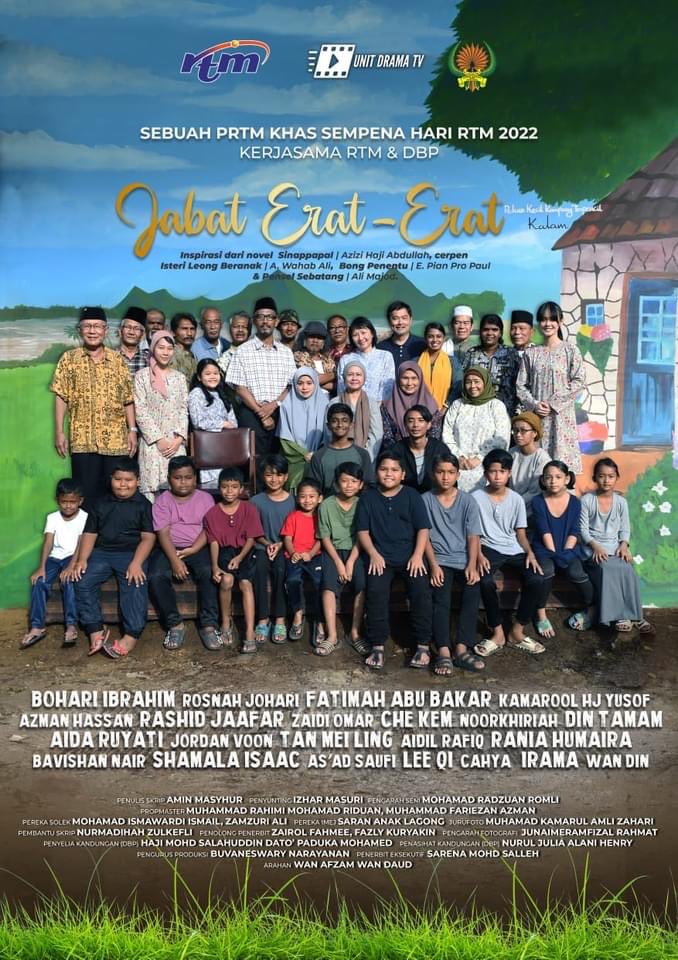 tontonfilem's tweet photo. nanti keluar 1April di RTM. Wan Afzam outdone himself. Bayangkan- 1 novel dan 3 cerpen - terinspirasi-terjalin jadi sebuah telefilem - Jabat Erat-erat. Setakat ni, ramai yang datang ke pratontonnya amat impres. Tak sabar aku. https://t.co/to3TpHK6vr