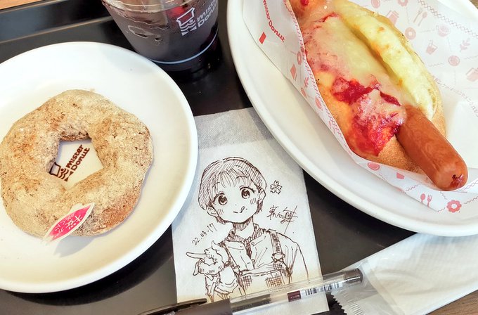 ミスドキメたくなる陽気🍩🌸 