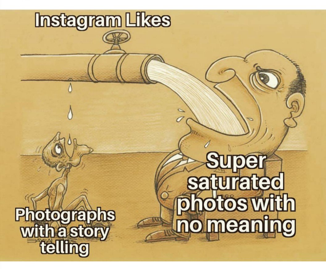 Sad Reality💔
#Photography #Photographer #PhotographyMeme #PhotographerMeme #PhotographyJoke #Meme #JokeOfTheDay #Joke #Humor #Instagram #InstagramLikes