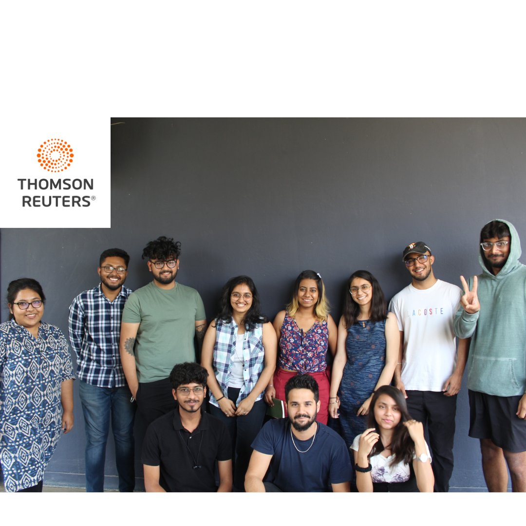 iijnmbangalore's tweet photo. Placement season is upon us! Congratulations Sriparna, Sourasis, Vaibhav, Shristi, Mrunmayee, Dimpal, Arshreet, Jinit, Aditya, Rishabh, and Arshiya on securing a job with Thomson Reuters.

IIJNM wishes you the very best of luck. https://t.co/OPPJumAh1z