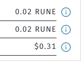 Hey_ImTheNewGuy's tweet photo. I just swapped $RUNE for $THOR using #synths on @THORSwap.  Total fee: 31 cents.  TX time: 8 seconds.  The same trade on the ethereum blockchain would have cost $22 and taken who knows how long. Bullish #synths.  Bullish $RUNE. https://t.co/9in21eMyT5