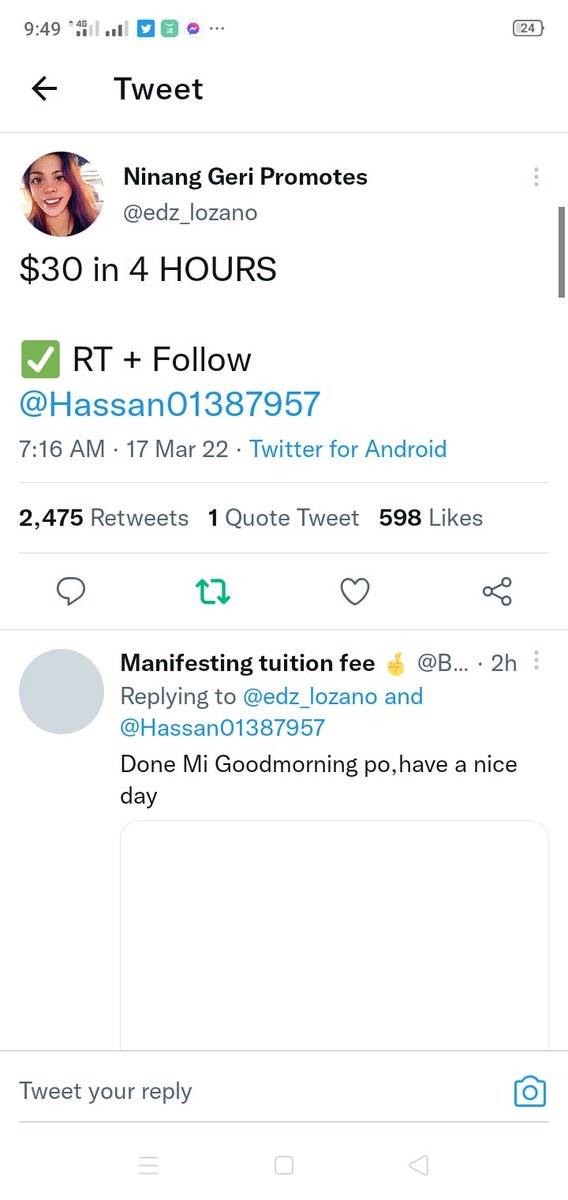 JennilySantill2's tweet photo. @edz_lozano @Hassan01387957 Done🤞🤞🤞 https://t.co/AFchJ80gRI