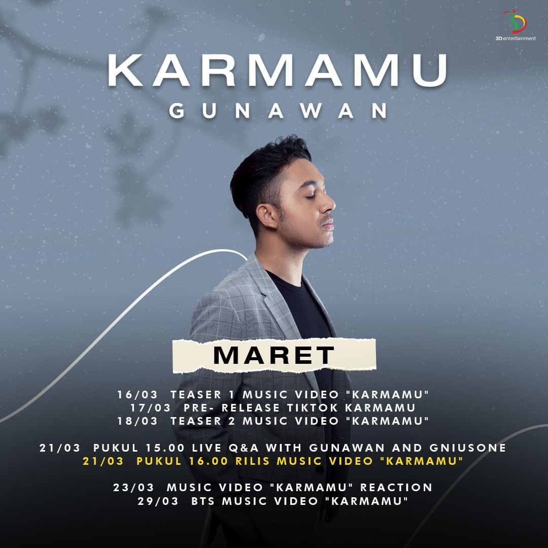 Septhidayatun15's tweet photo. COMING SOON 21 03 2022 KARMAMU by GUNAWAN stay tuned terus yaaa di chanel ytb @3dent_id 

#GunawanKarmamu https://t.co/AHng3cbIn2
