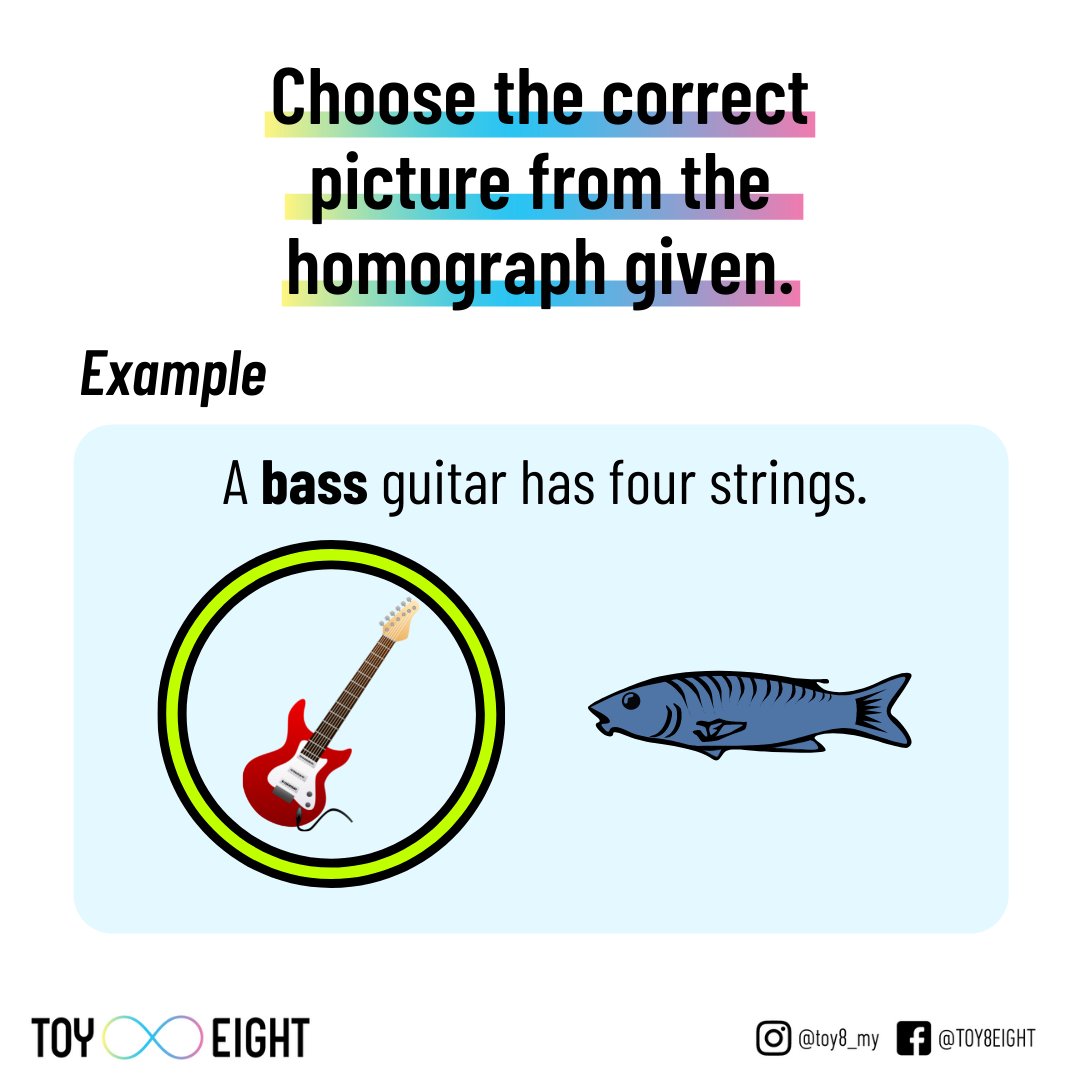 TOY_EIGHT's tweet photo. This is Part 3 of our Word Smart series. We hope you still remember what it means! 

Let's learn the word ‘homograph’ today. Why not answer the questions in the quiz too? Answers will be revealed soon! https://t.co/GoBIst5nt7