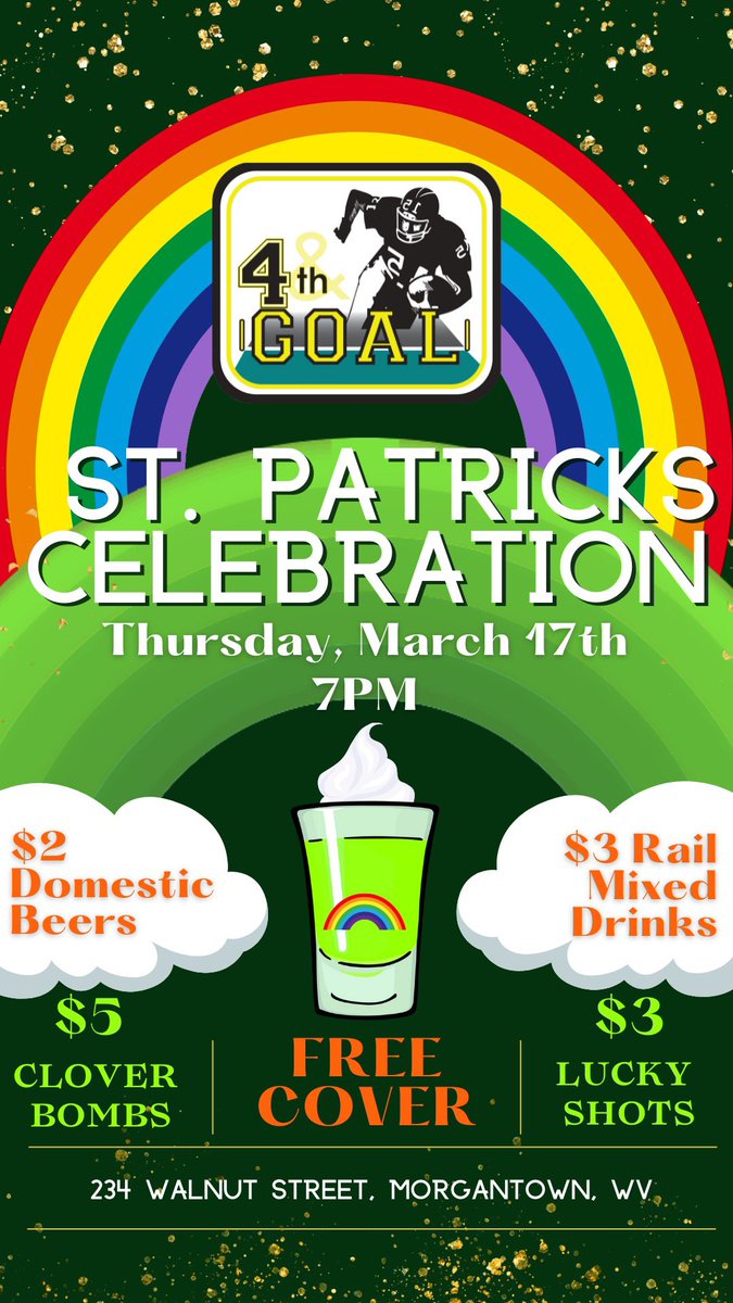 Feeling lucky? Come in tomorrow &amp; try our new shots ! Open @ 7. See u there.