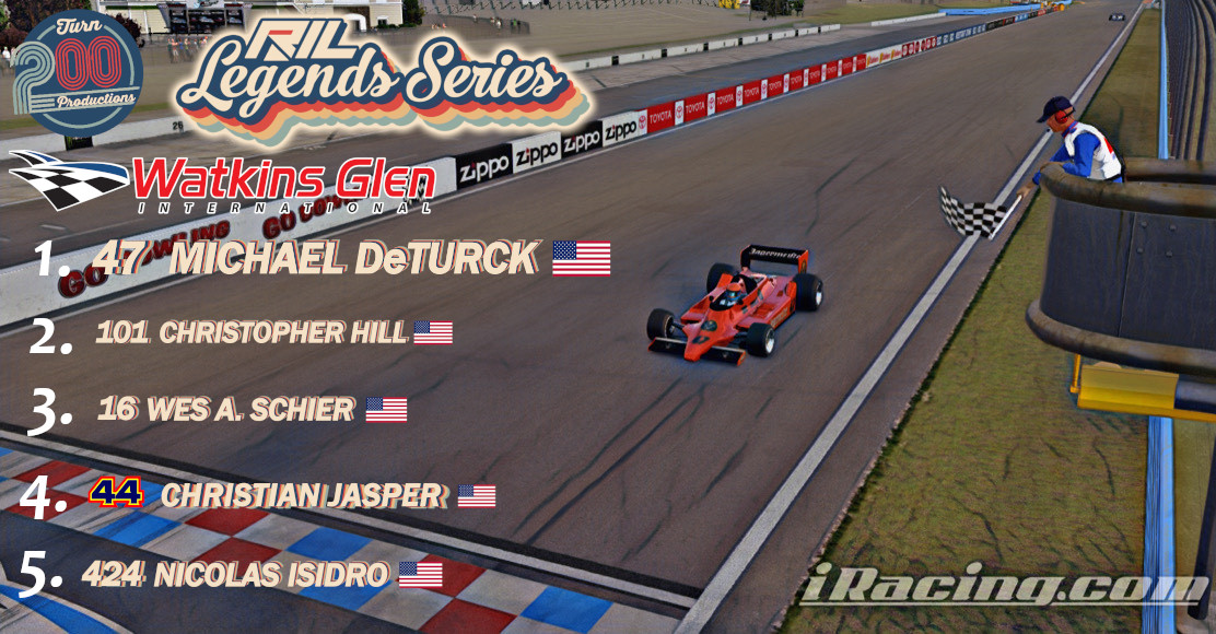 Results from Round 2 of the <a href="/rilracing/">Revolution Indy Land</a> Legends Series, Season 1!

Absolutely dominate performance from Michael DeTurck! And with his 5th place effort tonight, Nicolas Isidro is now the points leader heading into Michigan next week!