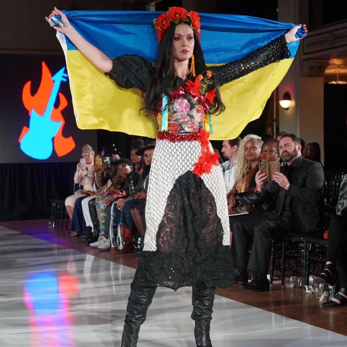 natashablasick's tweet photo. Pray for Ukraine ๐บ๐ฆ๐
At Los Angeles Fashion Week walking for amazing designer @burningguitars๐ฅ at @thefashionlifetour @lafw
Photography by #daproductions
#StandWithUkriane #PrayForUkraine https://t.co/DrTJnZ467N
