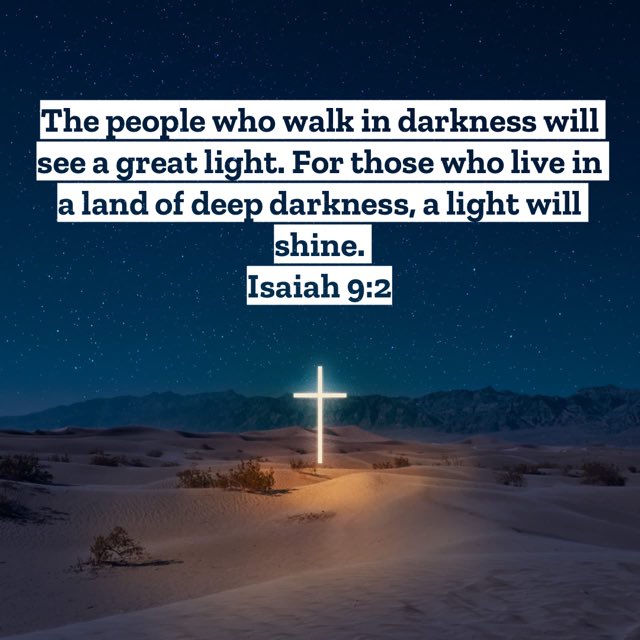 It might be dark now but the light will shine again!