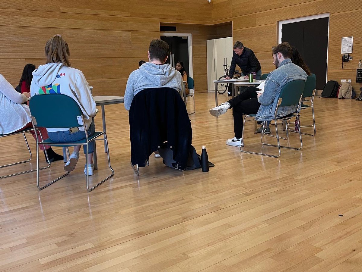 projectonabus's tweet photo. Working hard devising with and after Andrew Muir’s writing workshop. A lot of creativity in the air.
#projectonabus #jointhedocks @YourRoyalDocks @MayorofLondon @NewhamLondon #performingarts #createyourdocks #saturday #workshop #writing #creating #devising https://t.co/ShZaxFFgZT
