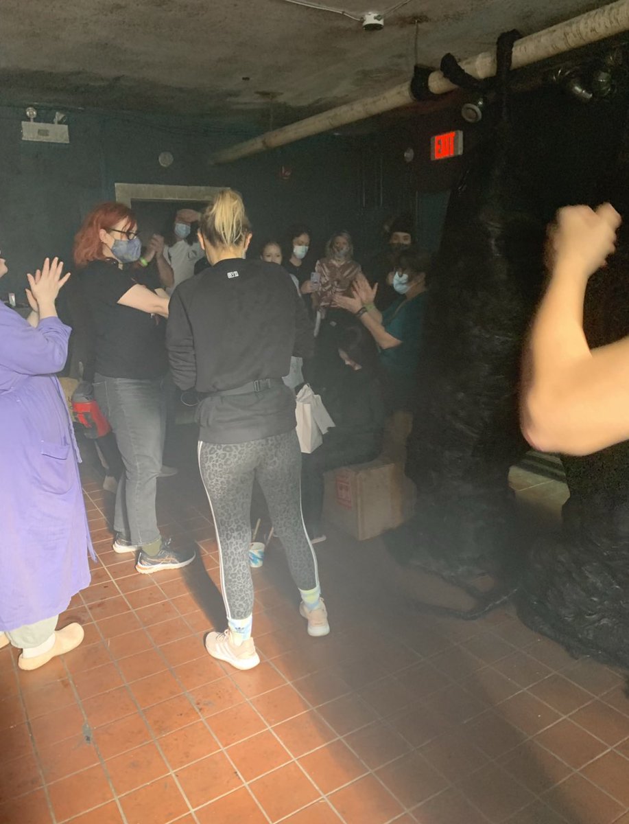 BTS of our incredible makeup artist  <a href="/SkyeMakeup/">Skye Tostowaryk</a> hard at work with our fantastic director @DEsterhazy