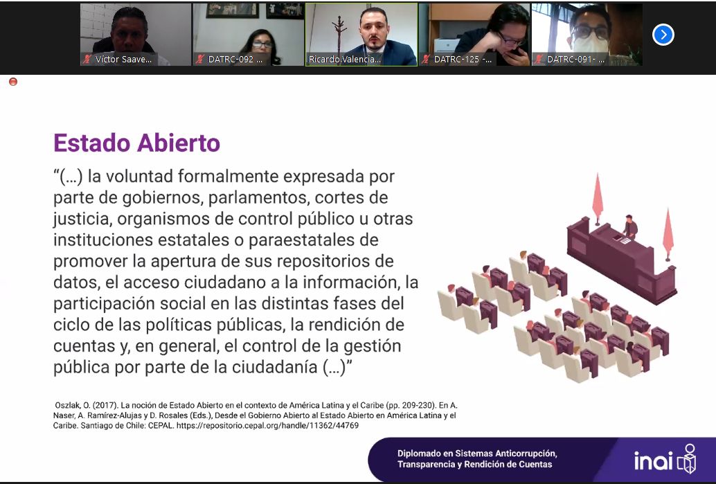 CESIP_ITEI's tweet photo. En #Diplomado en Sistemas Anticorrupción, Transparencia y Rendición de Cuentas esta tarde la clase corre a cargo de @AdrianAlcala75 Comisionado del @INAImexico Explica qué es Estado Abierto y Transparencia Proactiva, así como su relevancia para una sociedad democrática.
@ITEIJal https://t.co/BDSsobeiF3
