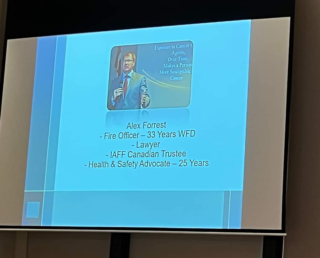 VicFireys's tweet photo. Conference for Cancer in fireys, Expert @wpgfirefighter spoke about current and emerging science showing increased rates of breast, ovarian and other types of cancers in female FF's, meanwhile @DanielAndrewsMP @JaclynSymes  @IngridStitt @BronwynHalfpen1 have destroyed Cancer leg https://t.co/2VfqxL0e9V