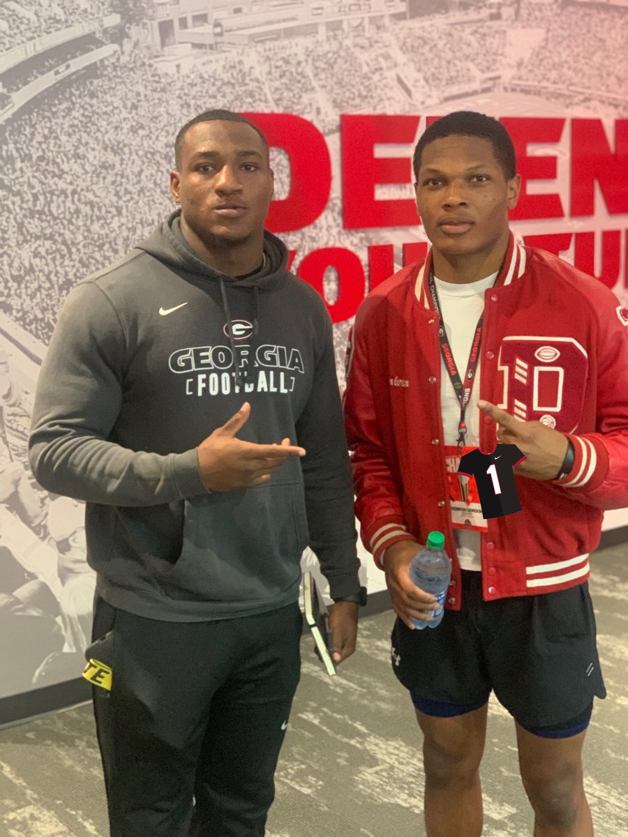 Had a great time at the spring practice visit <a href="/KirbySmartUGA/">Coach Kirby Smart</a> @FranBrownUGA <a href="/DellMcGee/">Dell McGee</a> @Mansell247 <a href="/ChadSimmons_/">ChadSimmons</a> <a href="/angelakirkk/">Angela Ellington</a> <a href="/logen_reed/">Logen Reed</a> <a href="/Coach_JMizell/">Jeffery Mizell</a> <a href="/pastorcoachv/">Victor Baxter</a> <a href="/DodgeFootball/">Dodge Co. Football</a> #GoDogs #zeus