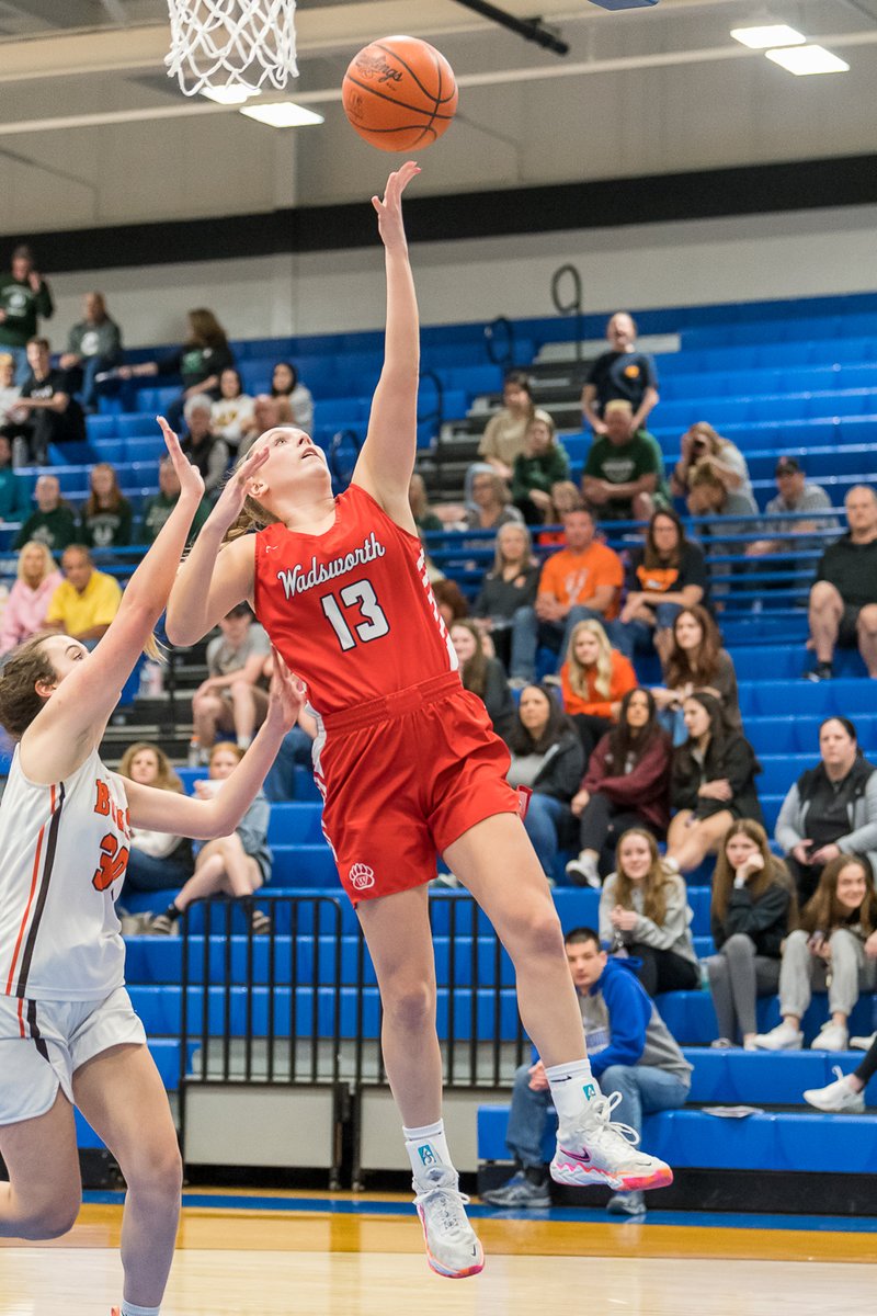 Wadsworth's <a href="/regansimpson_/">Regan Simpson</a> gets to the basket at the Medina County Senior All-Stars Hoopla at Brunswick. <a href="/whsgrizzlies/">Wadsworth Athletics</a>