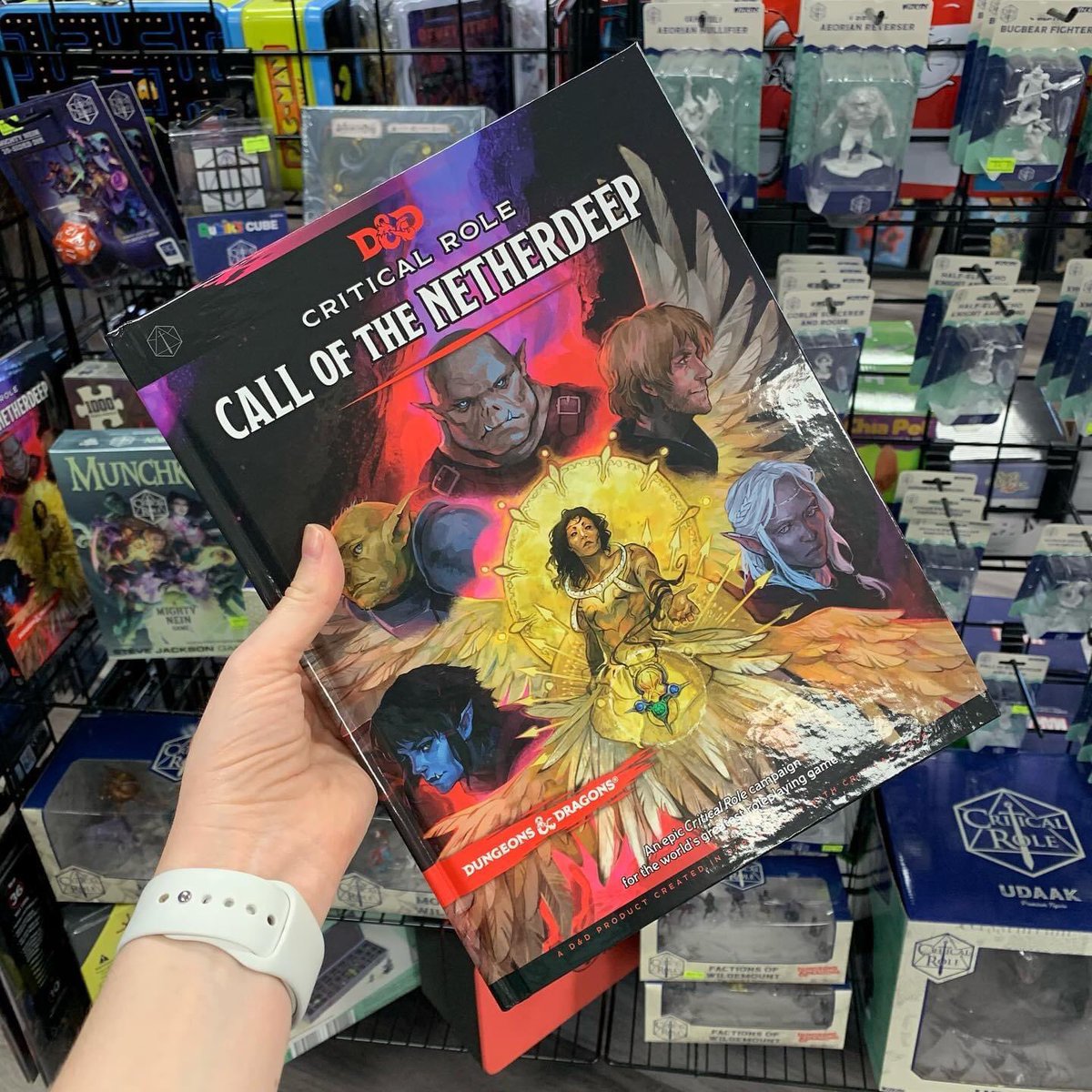 Critical Role Call of the Netherdeep is here! ✨ Get ready to play an epic <a href="/CriticalRole/">Critical Role</a> campaign for the world’s greatest RPG.
Open 11 am to 7 pm • 408-985-7655
shop.illusivecomics.com/search/Critica…

#dnd #CriticalRole #RPG #lgs