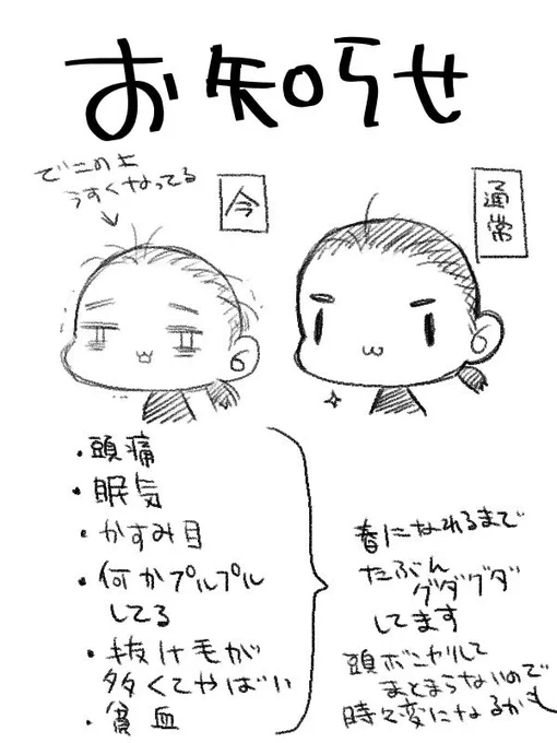 春になって自律神経をやられてこうなってる人は多いと思います。がんばって生きましょう…… 