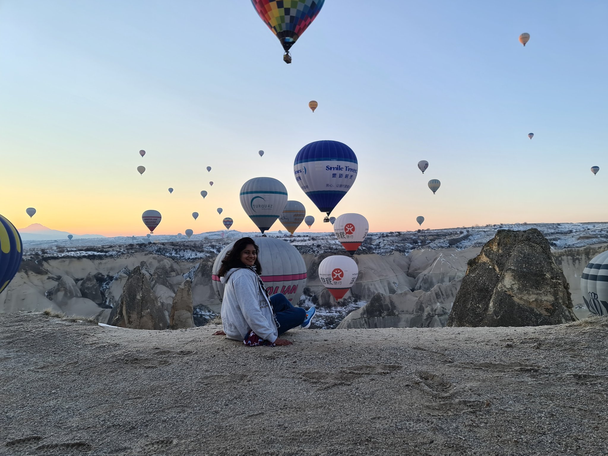 Romantic hot air balloon ride two sale