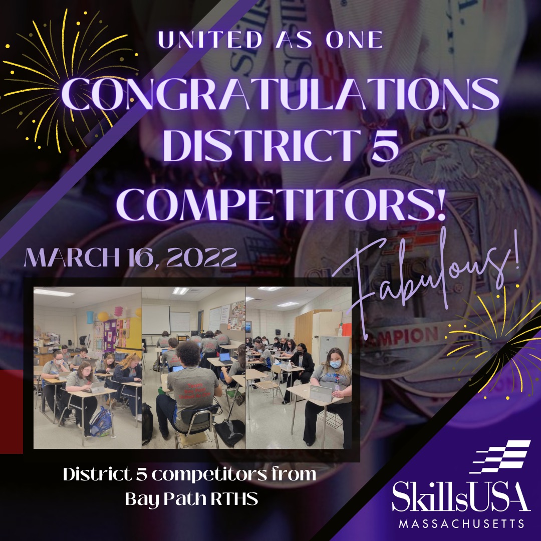 maskillsusa's tweet photo. Fabulous work today, District 5 competitors! 🎉
Results from today's competition will be announced next week, so be sure to check back then!
.
.
.
.
.
#district5 #championsatwork #leadersintraining #CTE #skilled #skillsusa #maskillsusa https://t.co/kFn3pQPsww