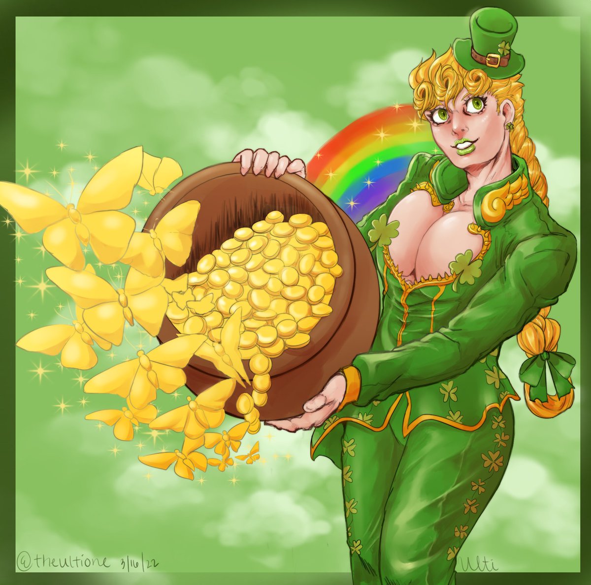 happy st patricks day \o/ as promised, have an aggressively st patty's...