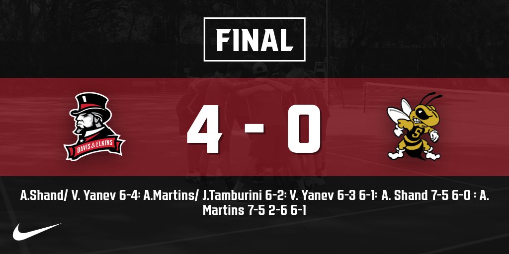 SenatorNation's tweet photo. Men's Tennis Picks Up the Win at West Virginia State!!! https://t.co/rW8SLEPkQt