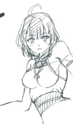 #アズレン版深夜の真剣お絵かき60分一本勝負 