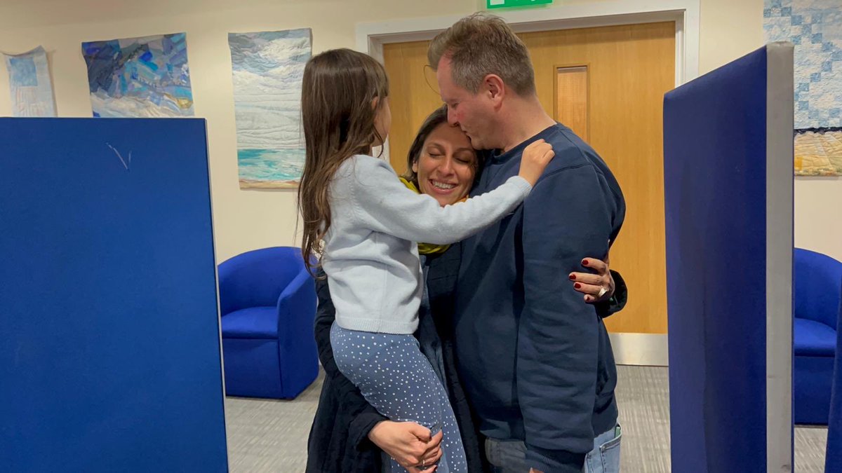 No place like home
Thank you to everyone who made this possible, to all of the care and campaigning, and diplomatic efforts.
You have made us whole.
#NazaninIsFree