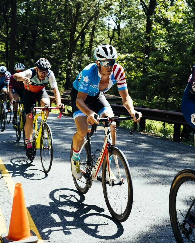 Proper response to gutting yourself on Mt. Penn. 😆

Photo by <a href="/trevorraab/">Trevor Raab</a> 

#readingradsport #mtpennhillclimb #readingpa #readingisanoutdoorrecreationdestination instagr.am/p/CbL_jerLb45/