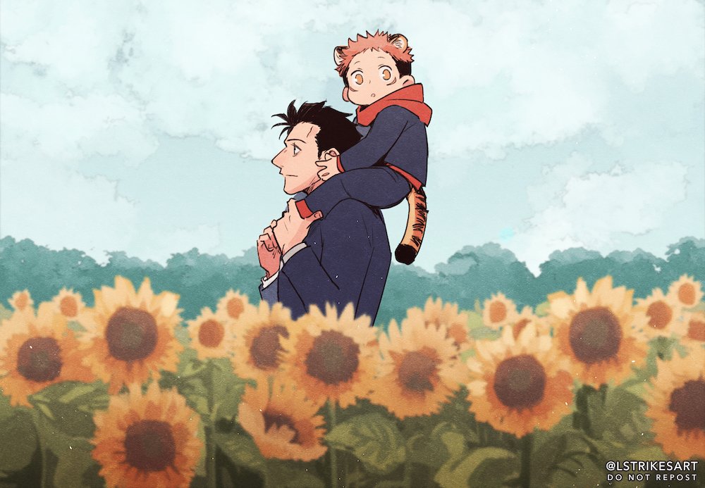 LStrikesArt's tweet photo. #jjk Tiger Cub AU: 🌻🌻🌻 https://t.co/a2cITev7JC