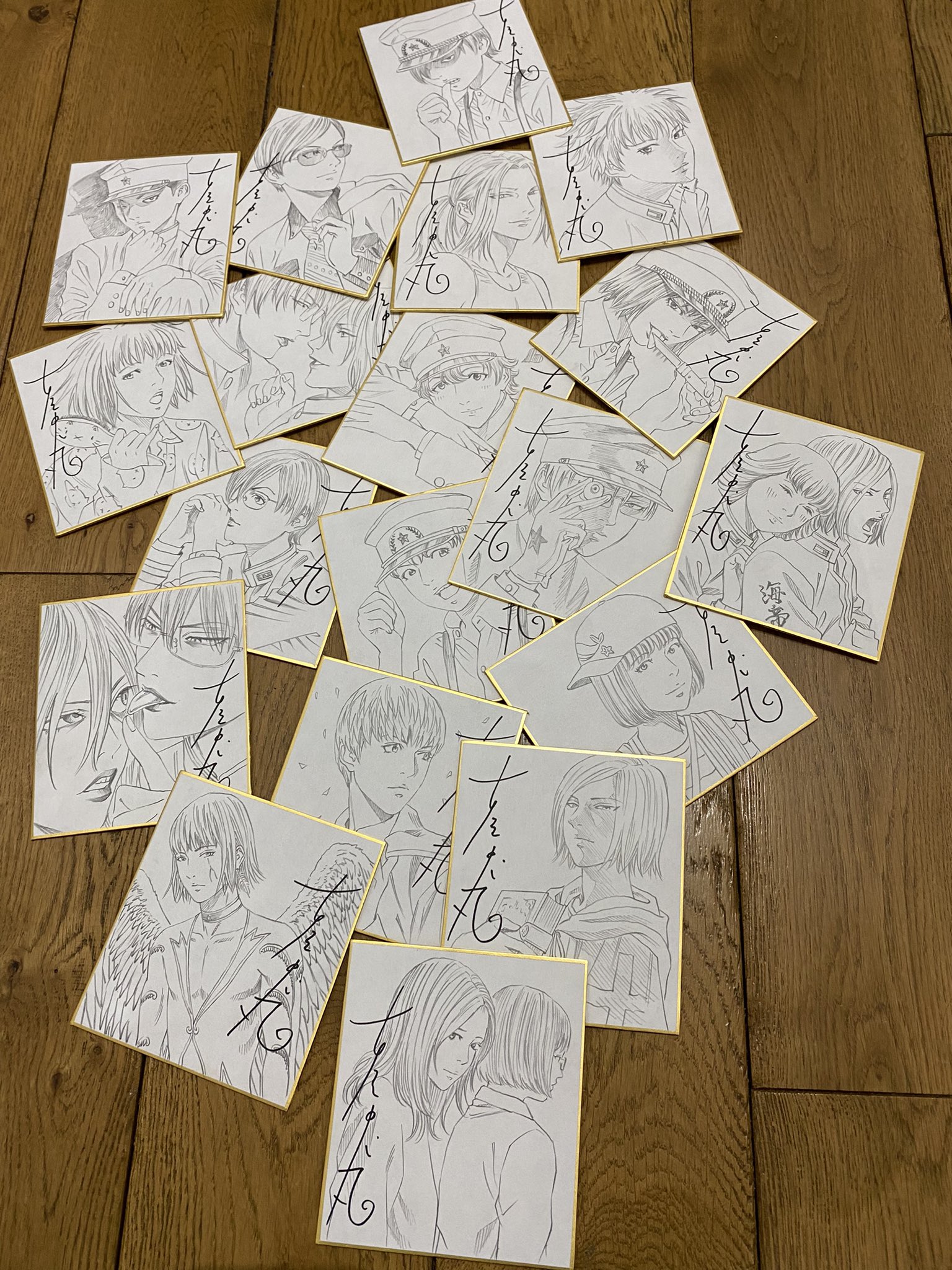 古屋兎丸 キャラクター ミニ色紙 サイン入り 直筆 希少品 古屋兎丸 ライチ光クラブ ミニ色紙 直筆 - メルカリ