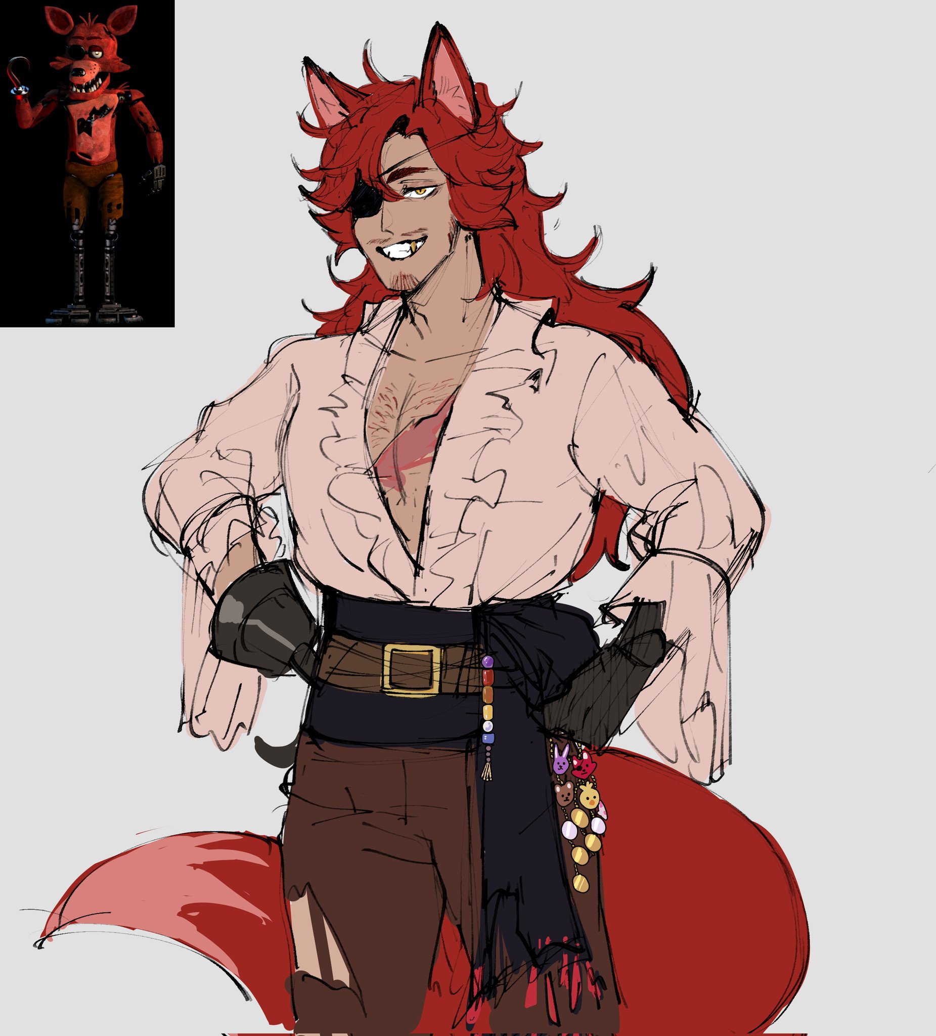 Human Foxy Fnaf human-foxy-fnaf