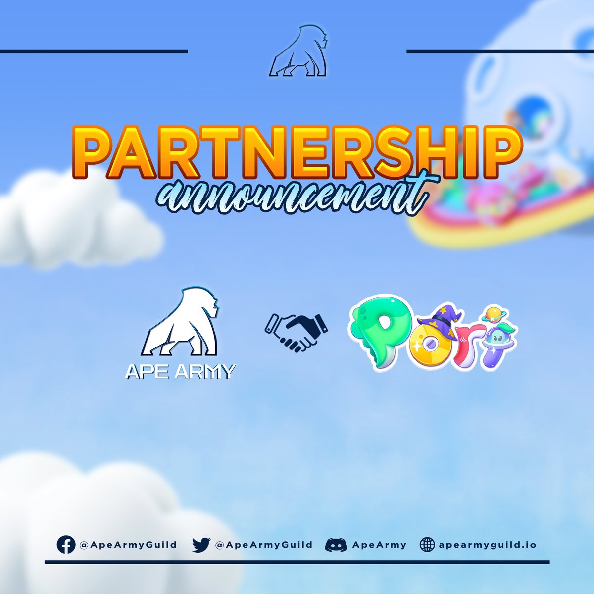 We are thrilled to announce our official partnership with @poriverse. 🥳🥳🥳

Poriverse is a P2E game that truly provides earning opportunities through renting NFTs technology. 

It offers wide range of Porian characters with unique and interesting powers. 

#Poriverse