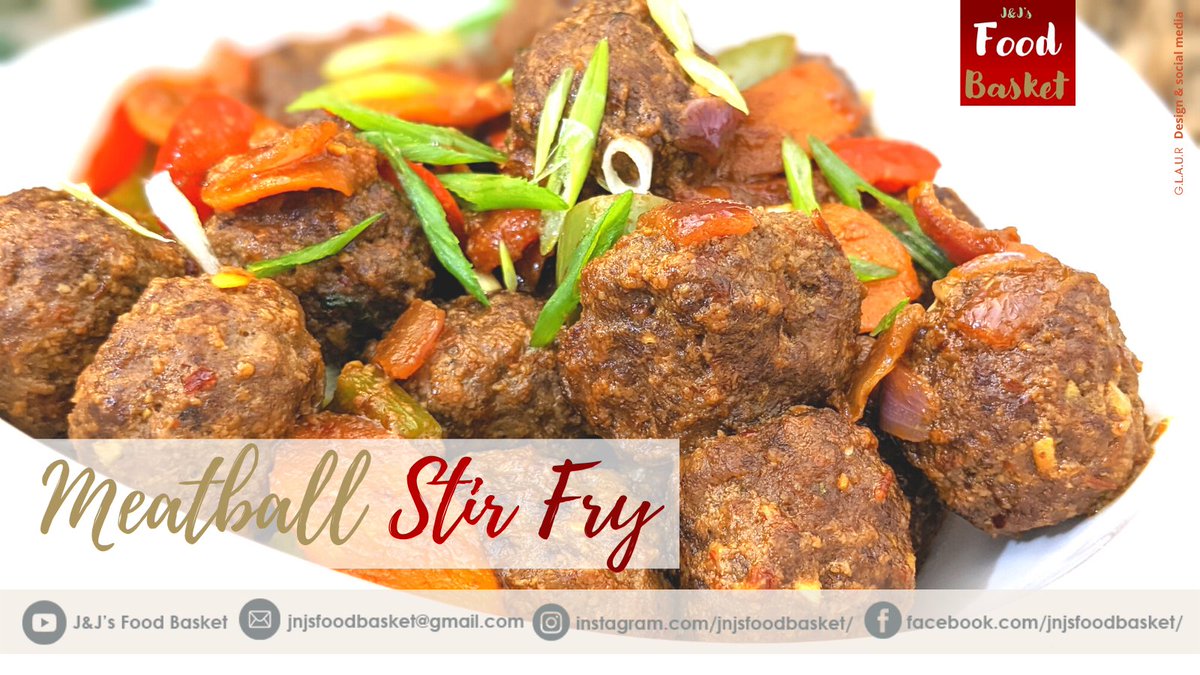 JnJsFoodBasket's tweet photo. This week we bring you Meatball stir fry.
So!
Watch the recipe video this Friday.
Quick videos, helping you cook in the simplest way possible using ingredients available in your own kitchen.
Just follow along with my recipe videos. Enjoy! https://t.co/IhYgTzMLiB